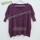 Cropped Sweater Glitter