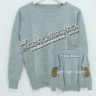 Leather Elbow Sweater