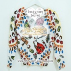 Cardigan Printed
